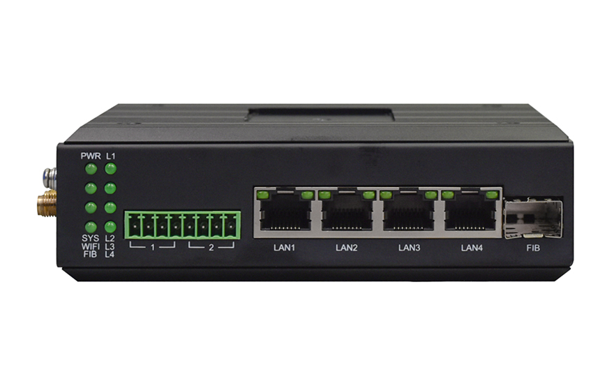 飛暢科技-4千兆+1千兆SFP光+2路串口 WiFI6路由器