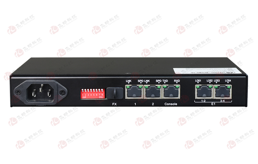 飛暢科技-4E1  Over  IP  電路仿真網(wǎng)關